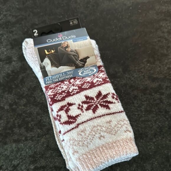 Cuddl Duds Plushfill Socks - Picture 1 of 5